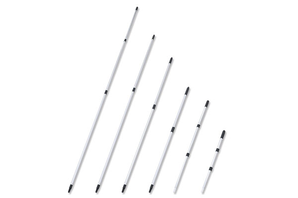 ワンタッチ伸縮ツギ柄（アルミ製）0.9m×2段・1.2m×2段・1.2m×3段