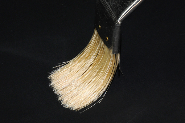 Brush 白豚毛 白豚毛ヘアブラシ7行＋ヘアブラシクリーナー 江戸屋の高級天然毛