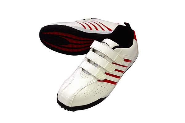 エナメルセーフティスニーカー No.5088 白/赤｜高翔オンラインストア